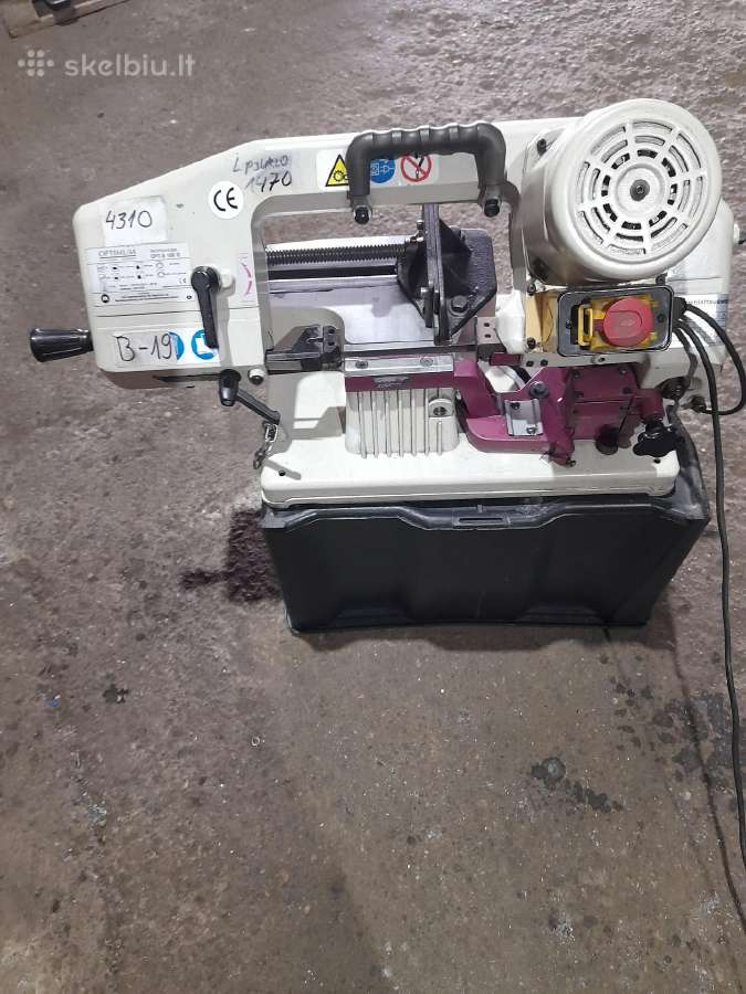 Juostinės pjovimo staklės Optimum Opti S 100 G - nuotraukos Nr. 3