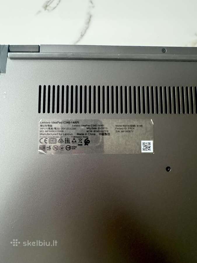 Lenovo Ideapad C340-14api nešiojamas kompiuteris - nuotraukos Nr. 8