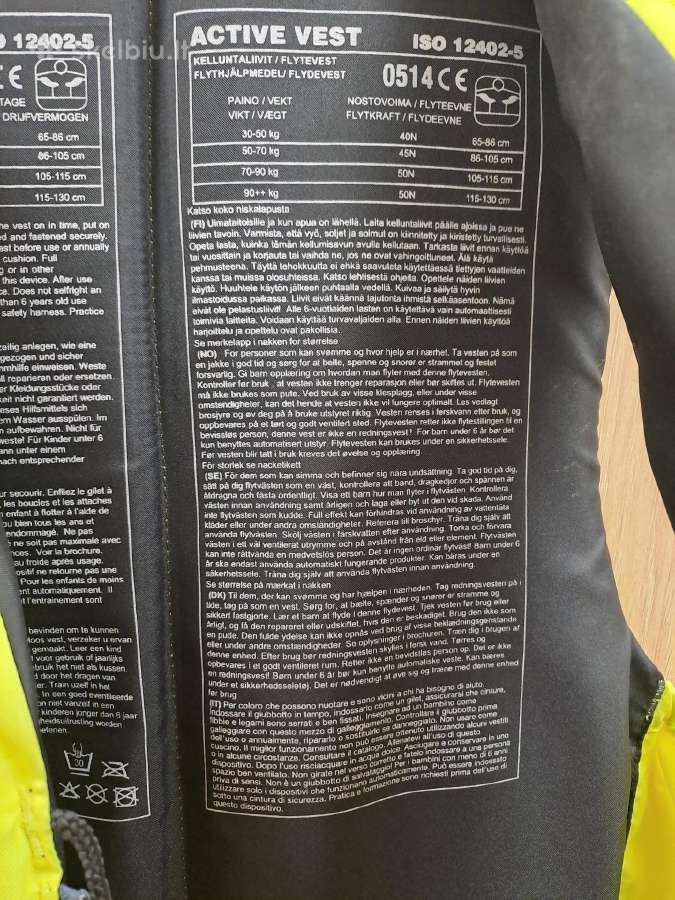 Marine pool 50n, 70-90 kg. gelbejimosi liemene - nuotraukos Nr. 3