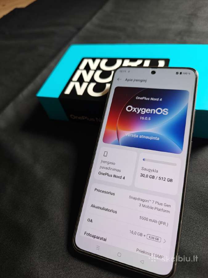 Oneplus Nord 4 telefonas - nuotraukos Nr. 4