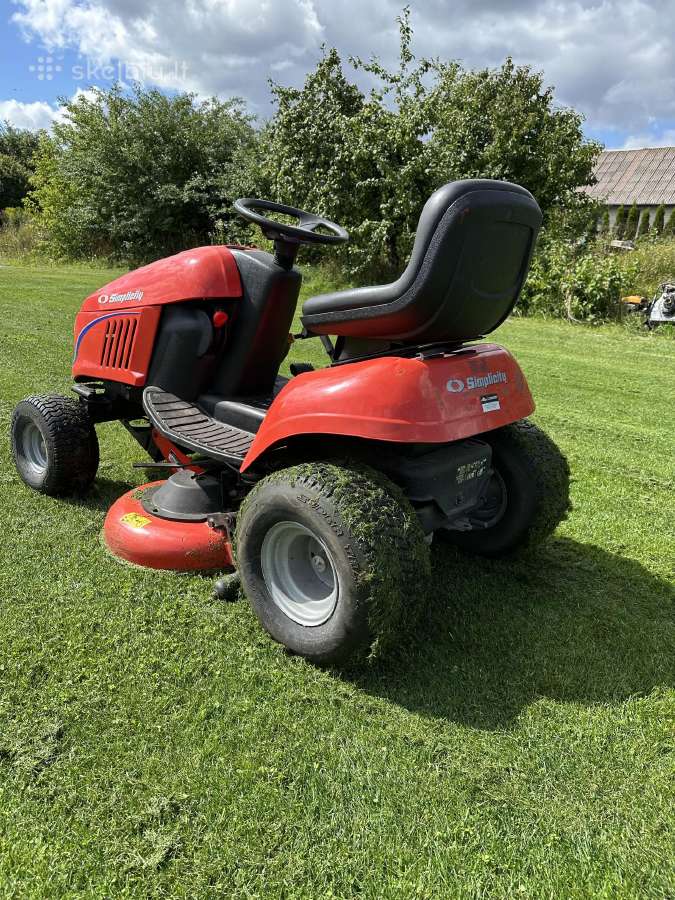 Galingas Simplicity sodo traktoriukas zoliapjove - nuotraukos Nr. 4