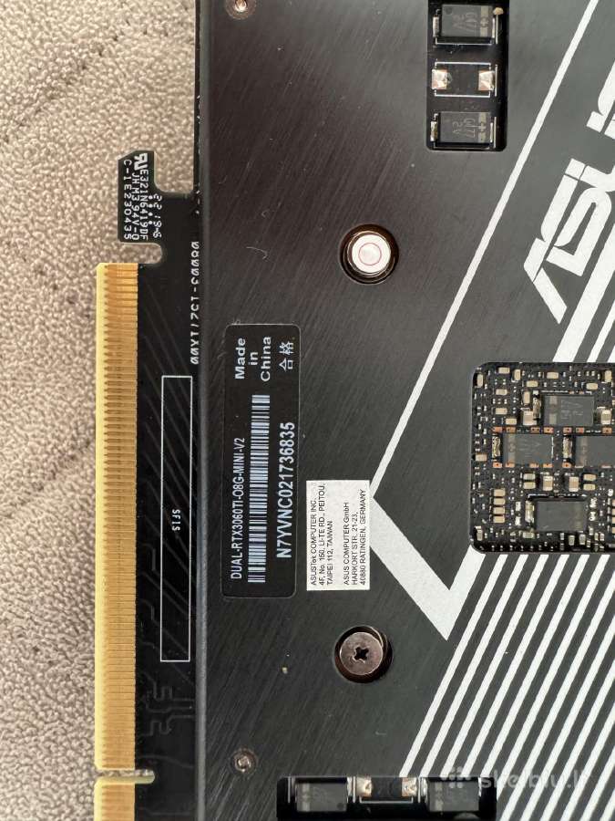 Rtx 3060 ti asus dual - nuotraukos Nr. 3