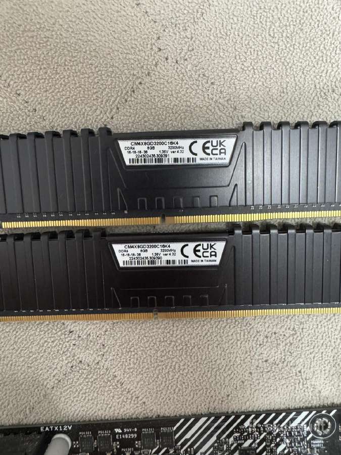 Cpu+RAM+mobo (5600x + 16gb + b550m) - nuotraukos Nr. 4