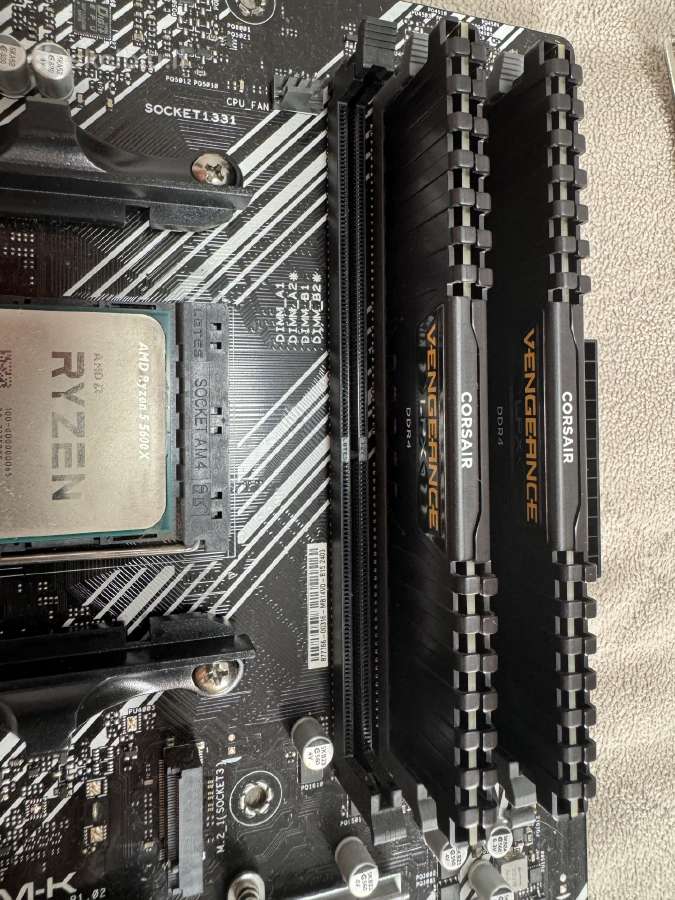 Cpu+RAM+mobo (5600x + 16gb + b550m) - nuotraukos Nr. 5