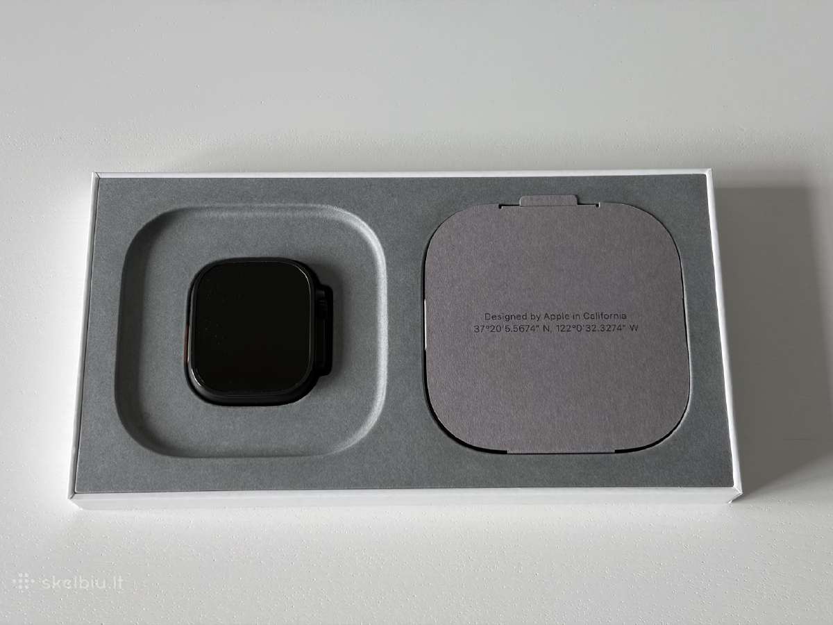 Apple Watch Ultra 3 Black Titanium - nuotraukos Nr. 2