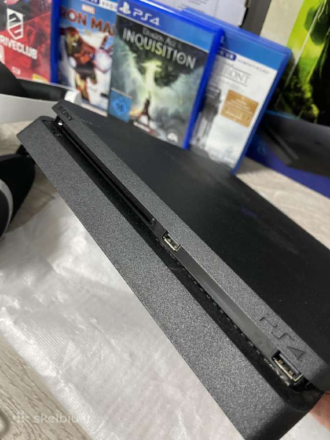 Ps4 Slim + Psvr Pilnas rinkinys + 4 žaidimai - nuotraukos Nr. 4