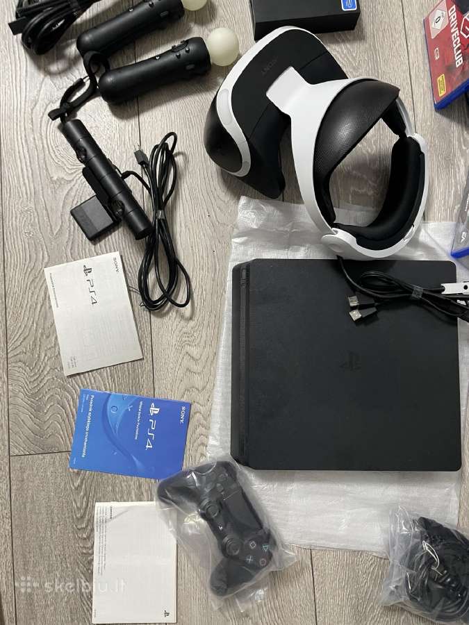 Ps4 Slim + Psvr Pilnas rinkinys + 4 žaidimai - nuotraukos Nr. 14