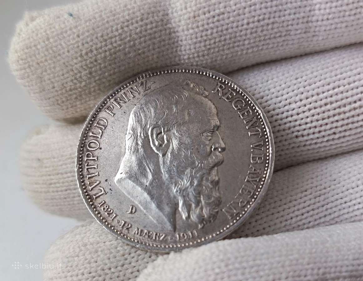Vokietijos imperijos sidabrinė moneta 3 markės - nuotraukos Nr. 5