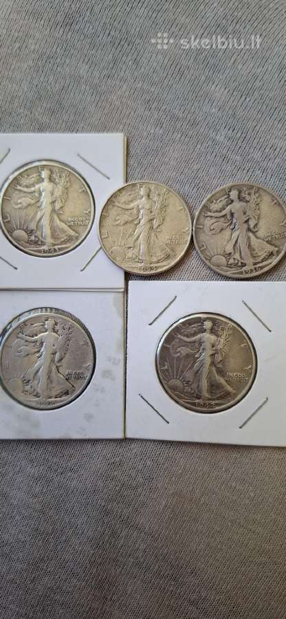 Sidabrines monetos, liberty, JAV - nuotraukos Nr. 2