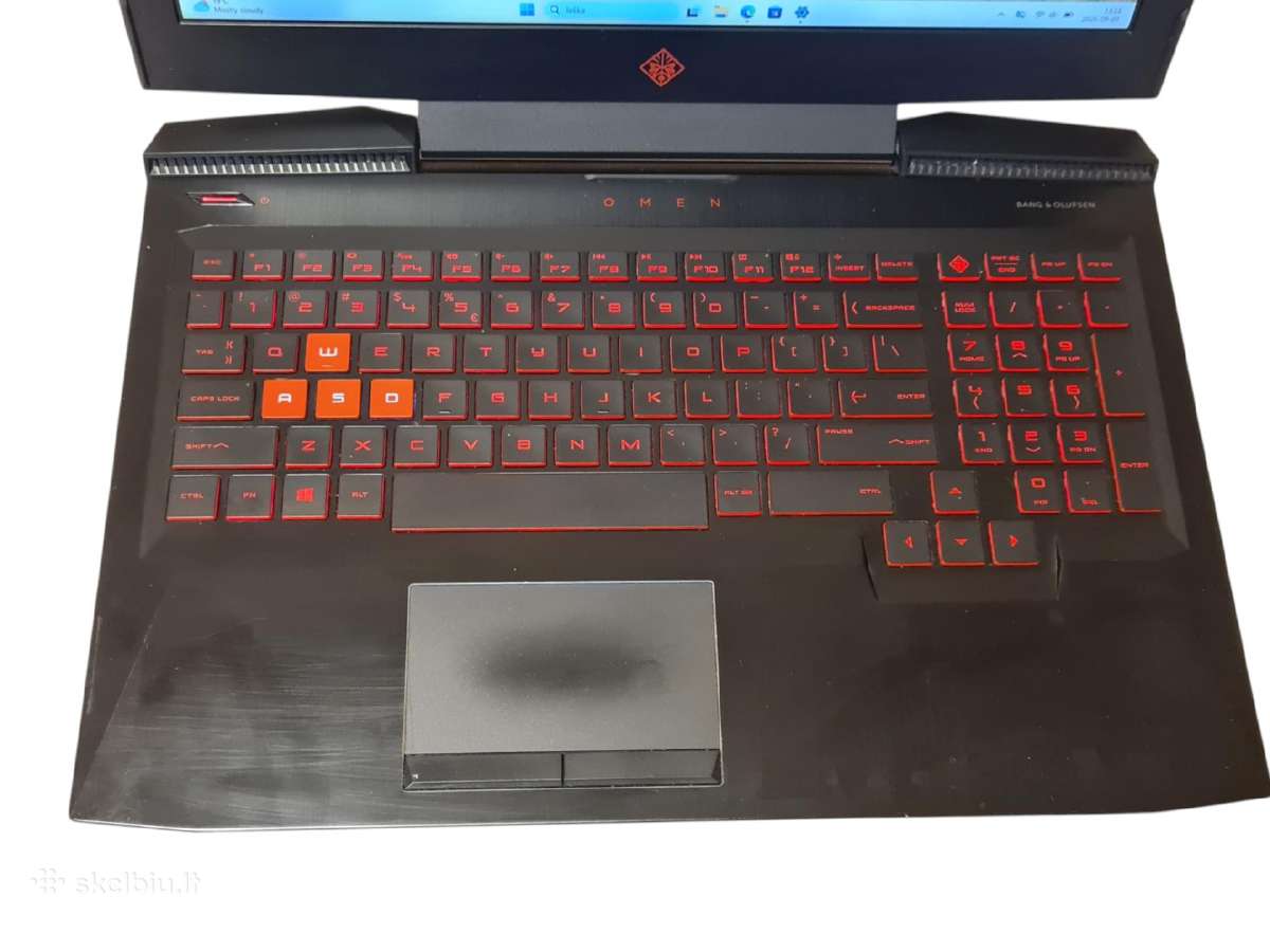 Hp Omen 15 – i7-7700hq / 32gb RAM / 256gb SSD+1tb - nuotraukos Nr. 7