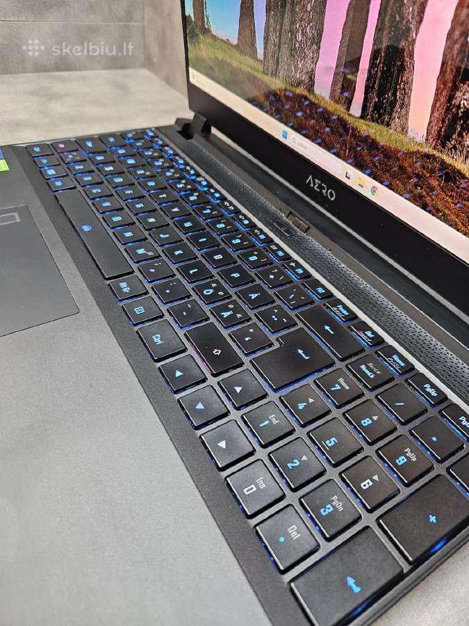 Gigabyte/15.6"4k Oled/i7-11800h/32r/512ssd/rtx3070 - nuotraukos Nr. 3