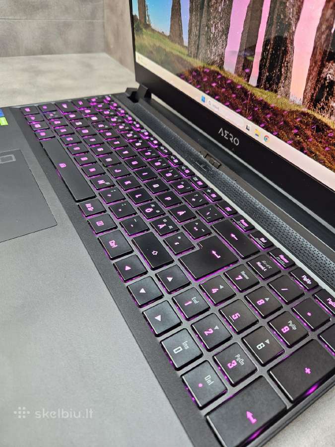 Gigabyte/15.6"4k Oled/i7-11800h/32r/512ssd/rtx3070 - nuotraukos Nr. 4