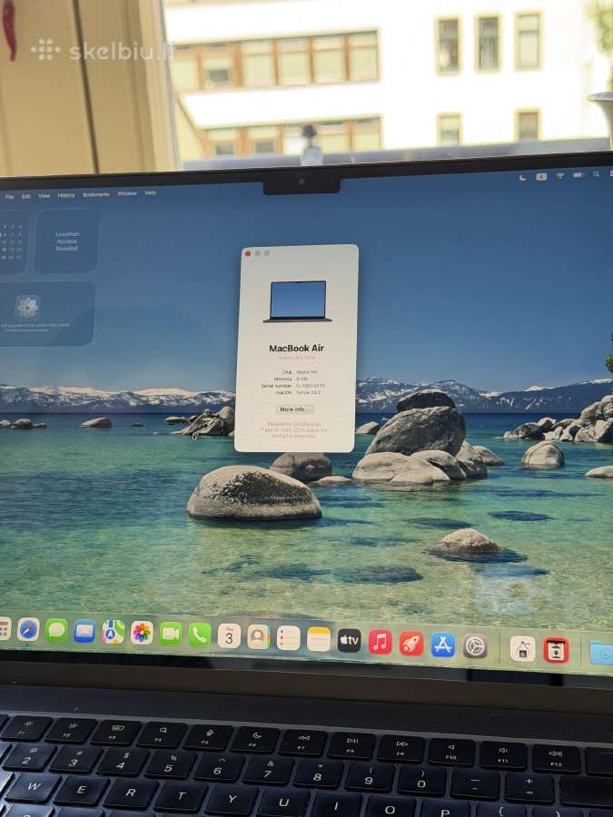 Apple MacBook Air M3 - nuotraukos Nr. 6