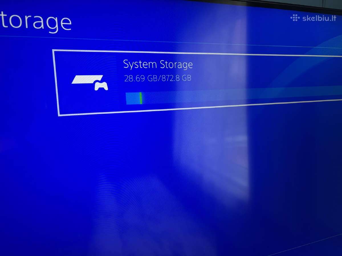 Playstation 4 Slim 1tb (Jailbreak / Atrišta) - nuotraukos Nr. 3