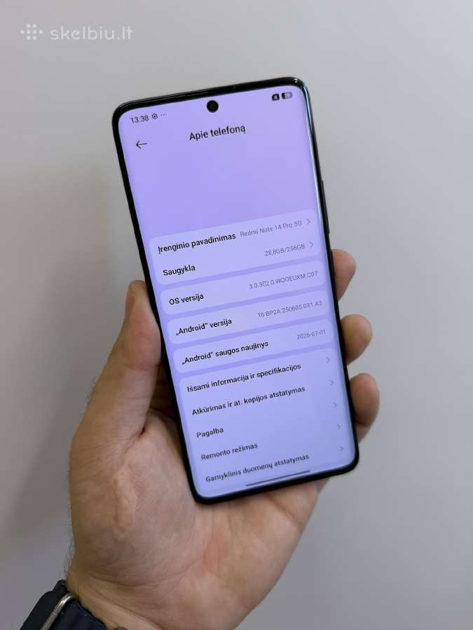 Xiaomi Redmi Note 14 Pro 5G 8/256 GB - nuotraukos Nr. 7