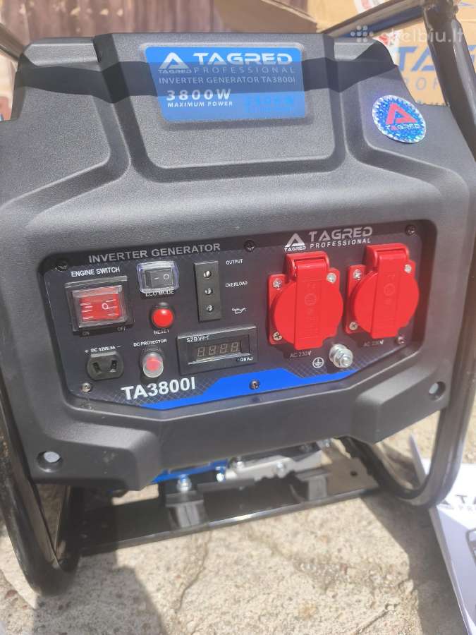 Inverterinis benzininis generatorius 3.8kw - nuotraukos Nr. 2
