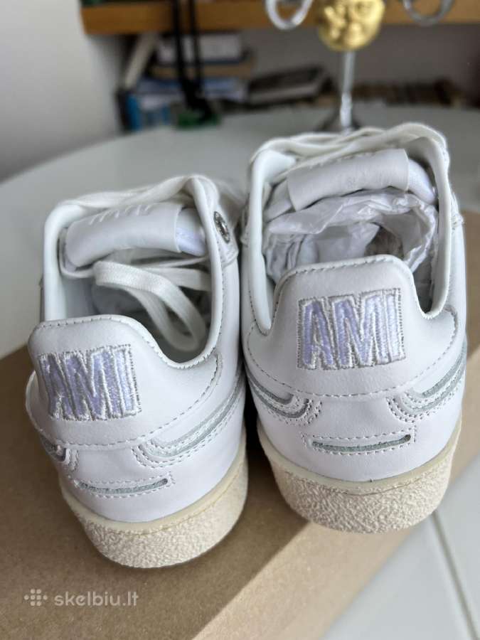 Balti moteriški Ami sportbačiai - nuotraukos Nr. 7