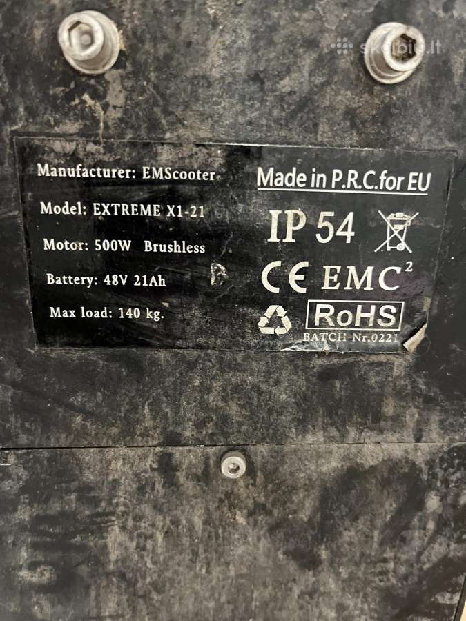 Elektinis paspirtukas Emscooter - nuotraukos Nr. 2