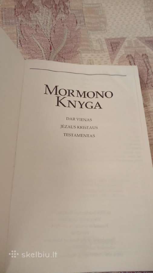 Mormono knyga - nuotraukos Nr. 2