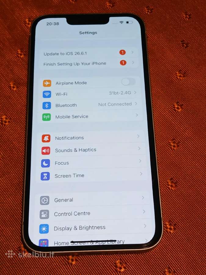 Apple iPhone 14 white 128gb - nuotraukos Nr. 10