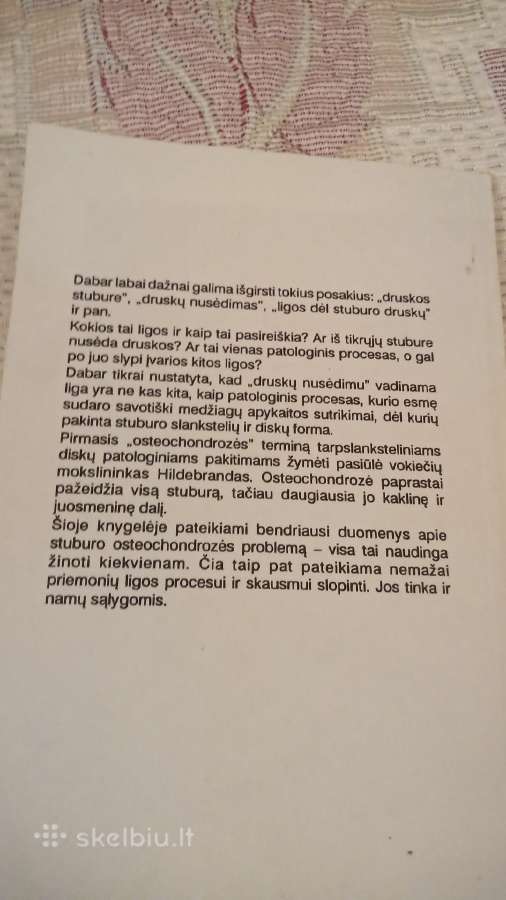 Apie kaklo ir juosmens osteohondrozę 2 knygos - nuotraukos Nr. 5