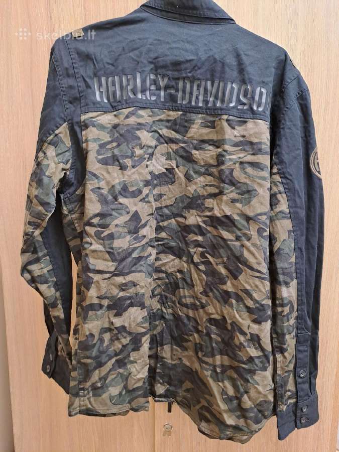 Harley davidson L d. marskiniai ilgom rankovem - nuotraukos Nr. 8