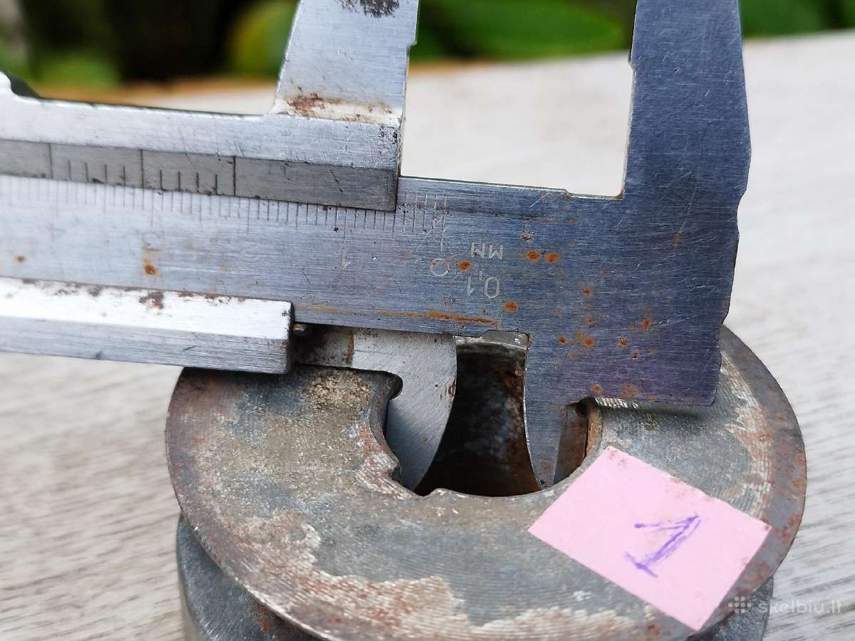 Metalinis skriemulys škivas variklio ašies 6,5cm - nuotraukos Nr. 7