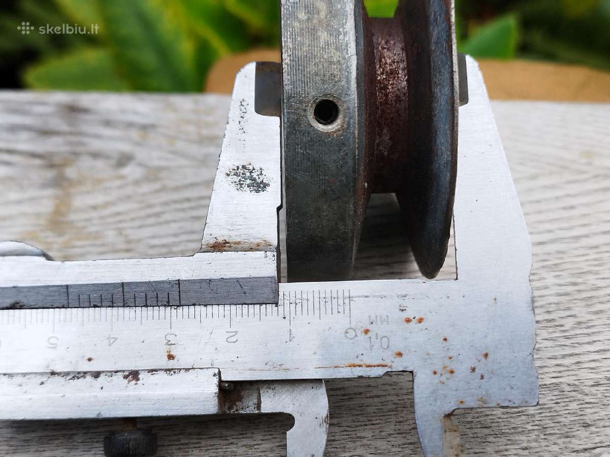 Metalinis skriemulys škivas variklio ašies 6,5cm - nuotraukos Nr. 8