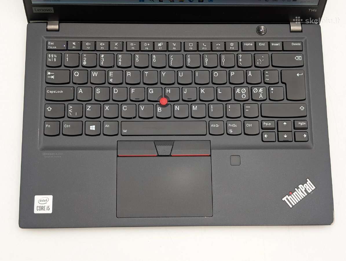 Lenovo T14s i5-10210u 16gb 256gb Darbui - nuotraukos Nr. 4