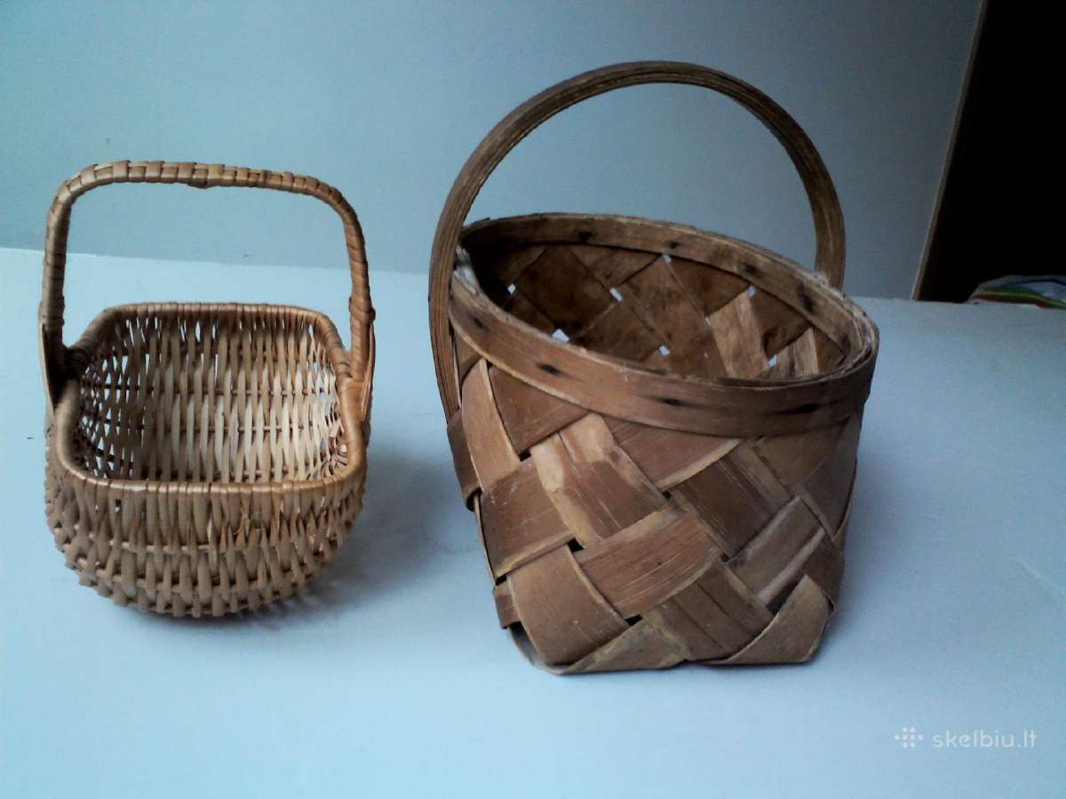 2 krepšiai pinti po 1 eurą - nuotraukos Nr. 2