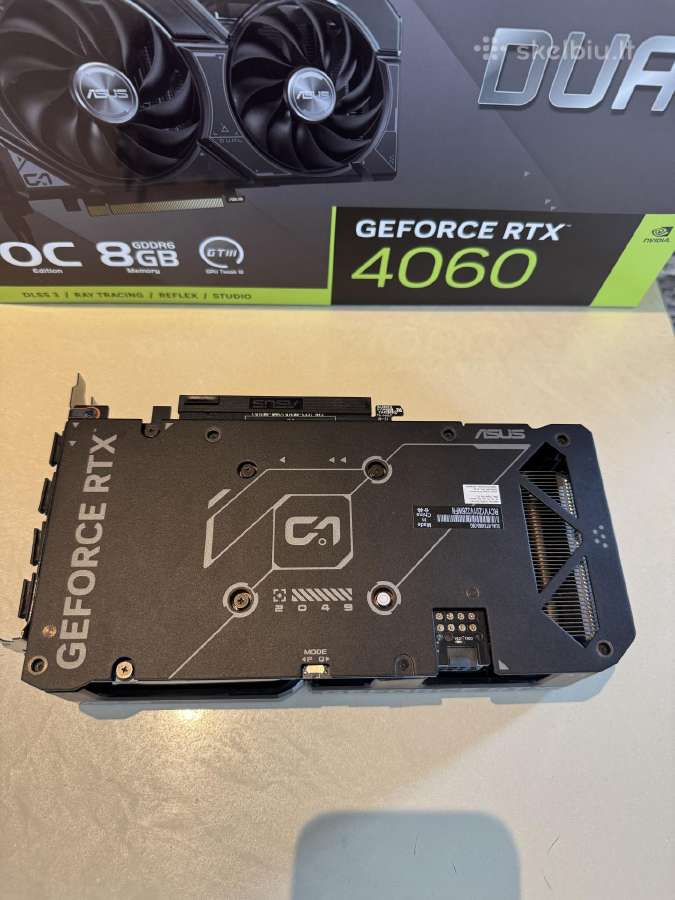 Asus Dual Geforce Rtx 4060 8gb Oc Edition - nuotraukos Nr. 3