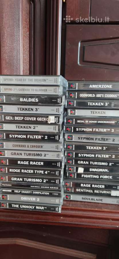 Ps1 Ps2 PS3 Ps5 žaidimai konsoles - nuotraukos Nr. 2