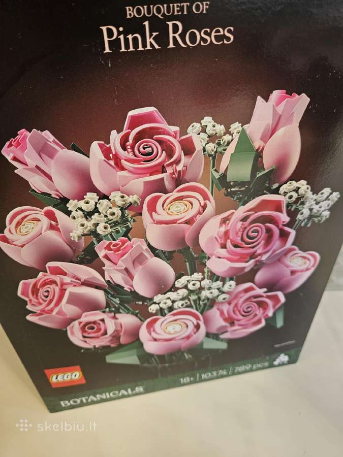 Lego Botanicals Rausvų rožių puokštė 10374 - nuotraukos Nr. 3