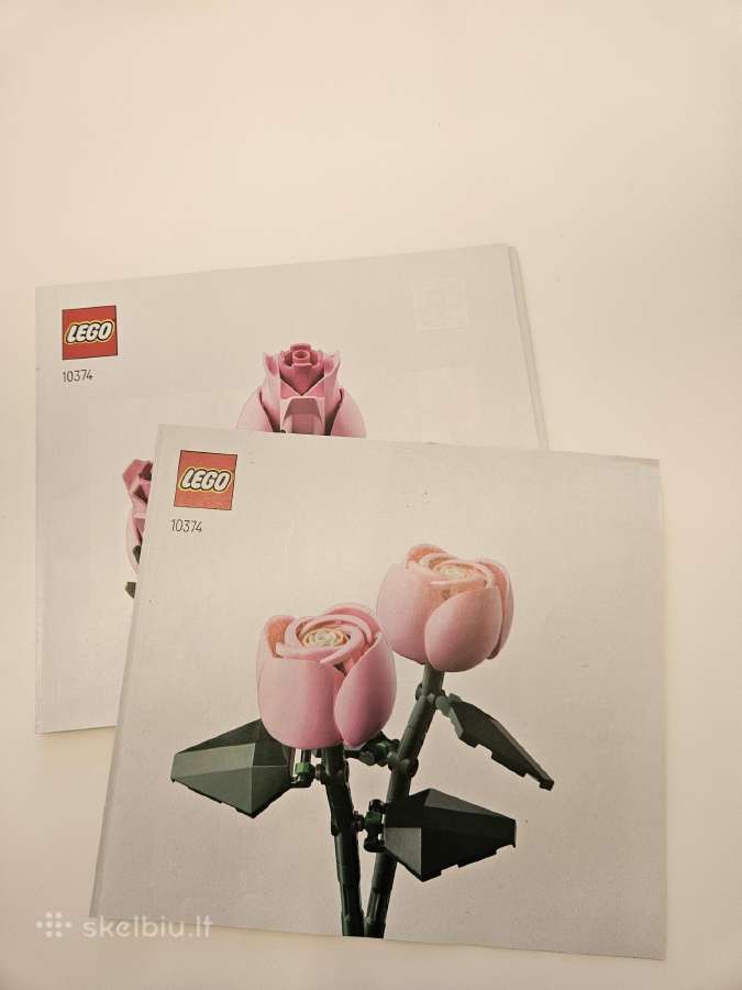 Lego Botanicals Rausvų rožių puokštė 10374 - nuotraukos Nr. 7