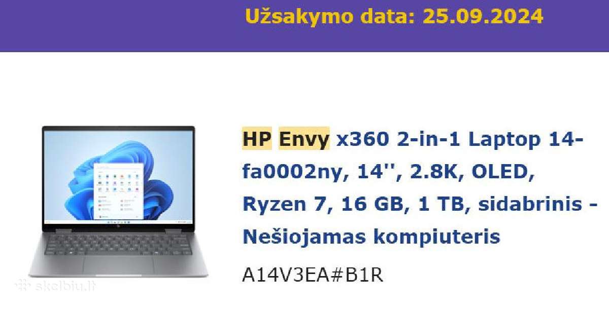 Hp envy x360 - nuotraukos Nr. 5