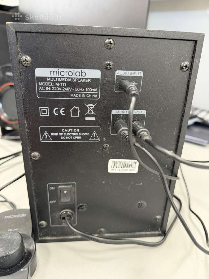 Parduodu kompiuterines kolonėles Microlab M-111 - nuotraukos Nr. 4