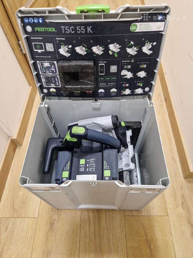 Festool įgilinamas pjūklas - nuotraukos Nr. 4