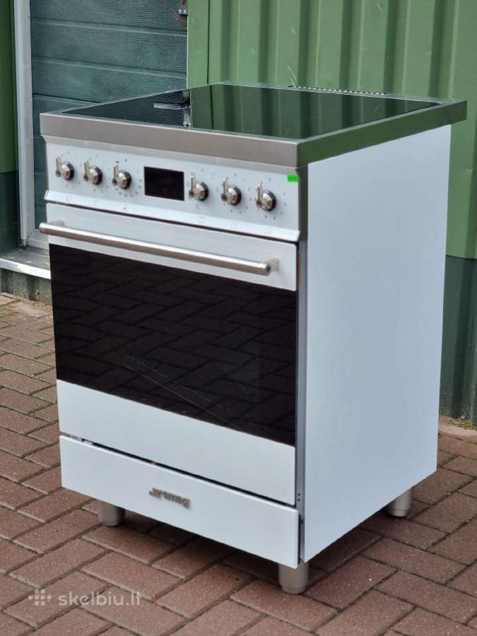 Nauja retro balta Smeg indukcinė + garantija - nuotraukos Nr. 2