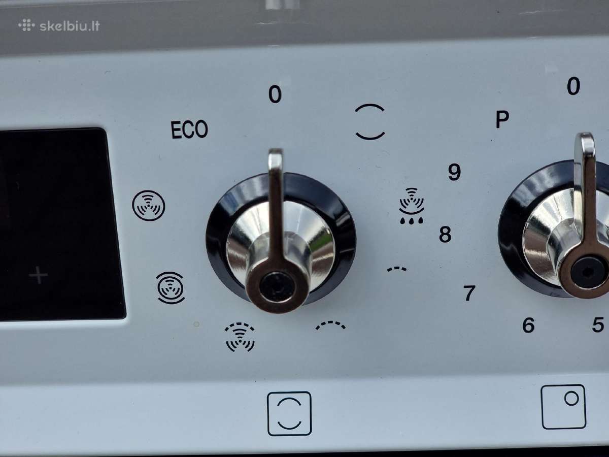 Nauja retro balta Smeg indukcinė + garantija - nuotraukos Nr. 5
