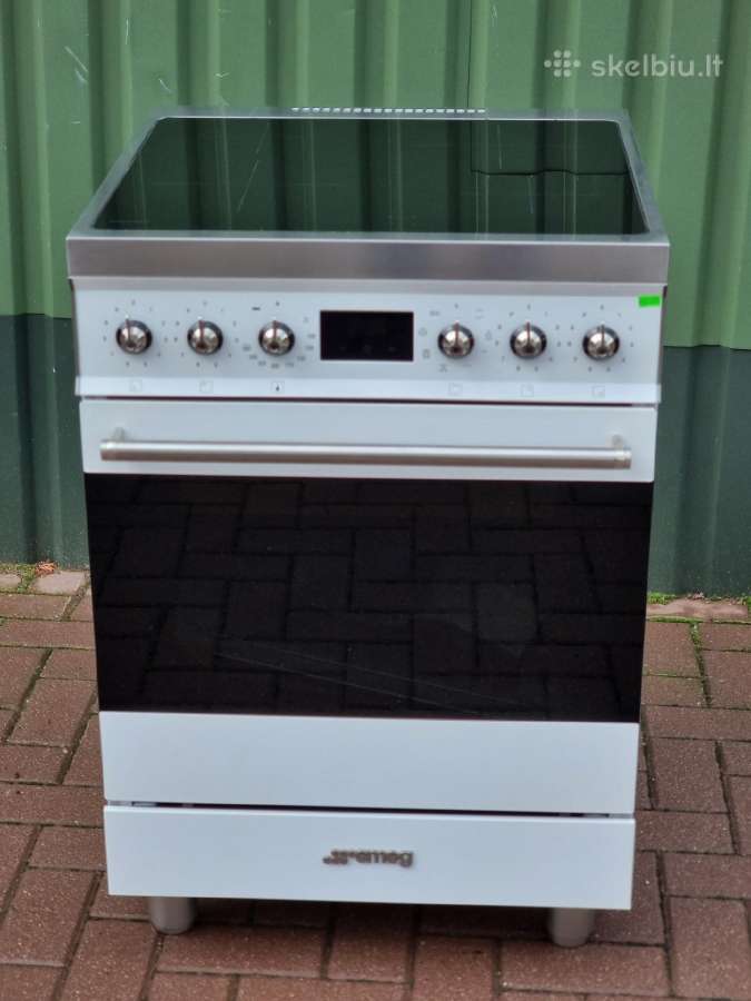 Nauja retro balta Smeg indukcinė + garantija - nuotraukos Nr. 9