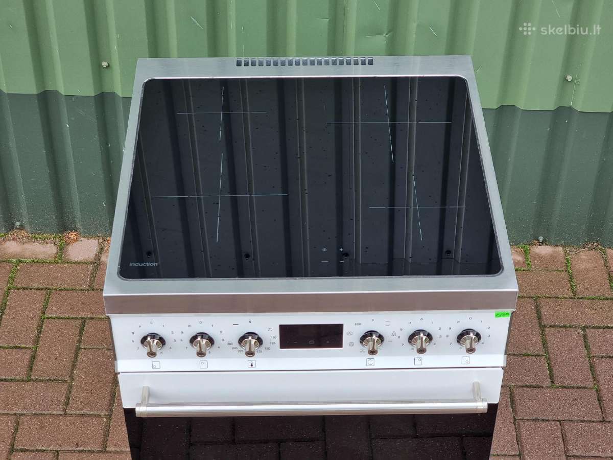 Nauja retro balta Smeg indukcinė + garantija - nuotraukos Nr. 14