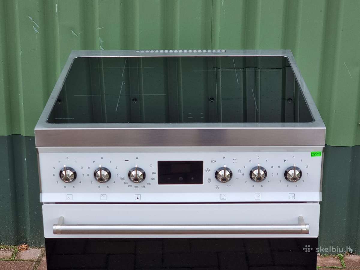 Nauja retro balta Smeg indukcinė + garantija - nuotraukos Nr. 15