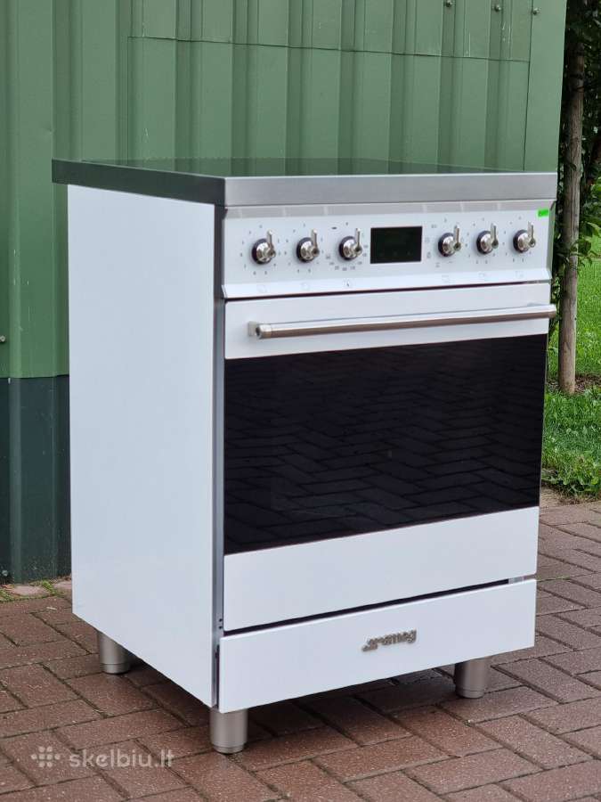 Nauja retro balta Smeg indukcinė + garantija - nuotraukos Nr. 24