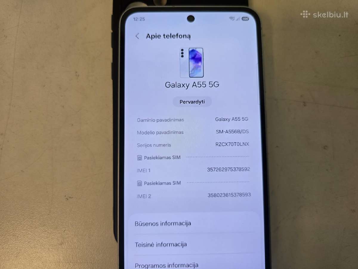 Samsung A55 5G - nuotraukos Nr. 5