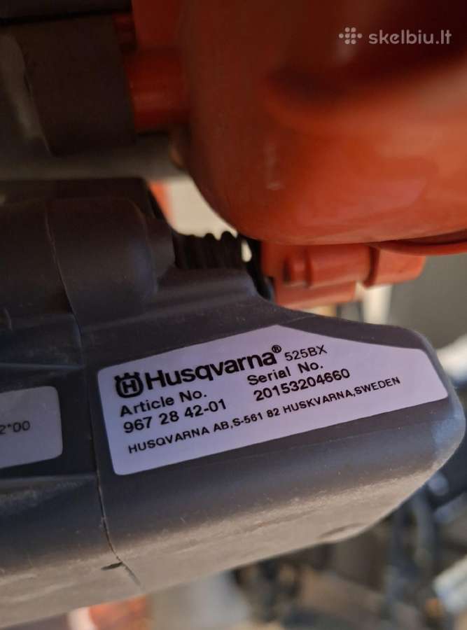 „husqvarna“ 525bx lapų pūstuvas - nuotraukos Nr. 2