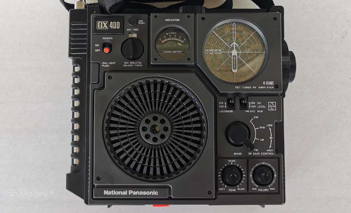 Panasonic Gx400 Rf-966lb Fm/lw/mw/sw Radijas - nuotraukos Nr. 20