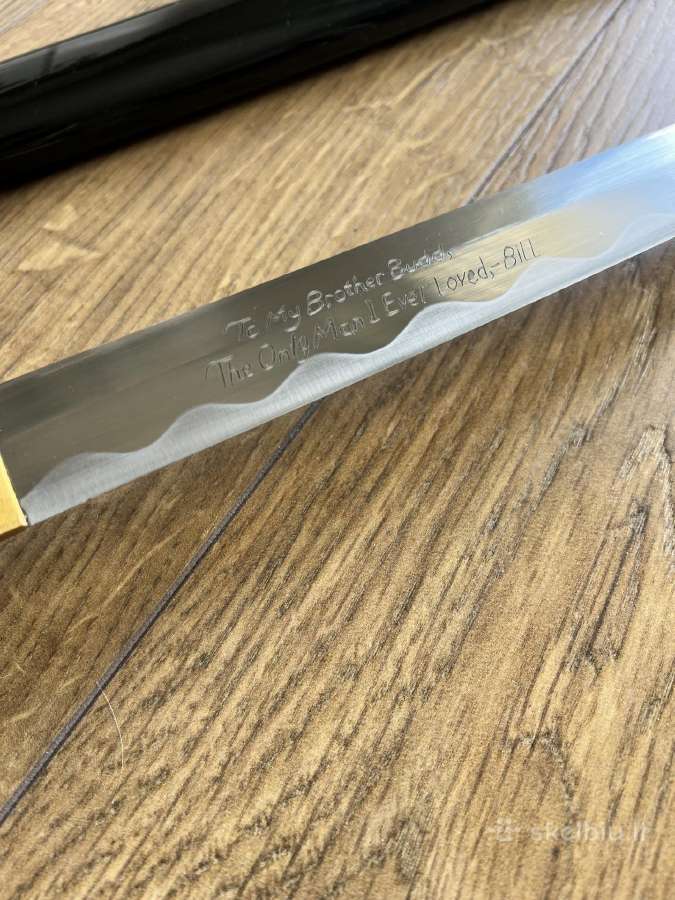 Katana/kardas Kill Bill, 1045 high carbon steel - nuotraukos Nr. 7