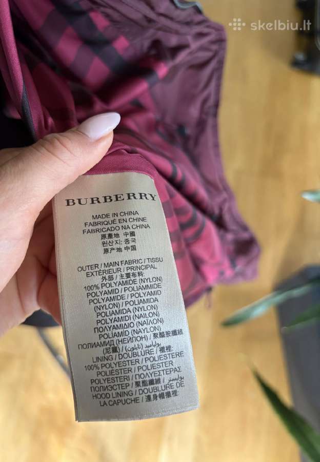 Burberry žieminė striukė - nuotraukos Nr. 7