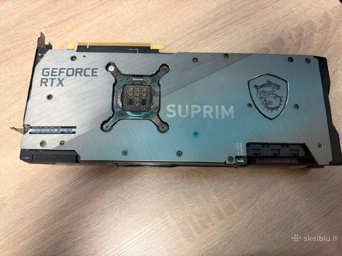 Msi Geforce Rtx 3090 Suprim 24gb - nuotraukos Nr. 2