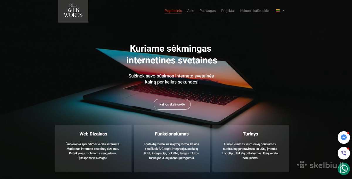 Profesionalus svetainių kūrimas - nuotraukos Nr. 2